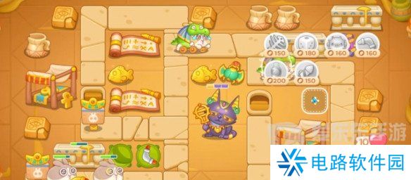 保卫萝卜4法老归来第56关怎么打 法老归来第56关图文攻略