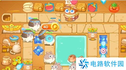 保卫萝卜4法老归来第49关怎么过 保卫萝卜4法老归来第49关图文攻略