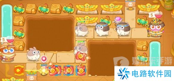 保卫萝卜4法老归来第26关怎么过 法老归来第26关通关布局