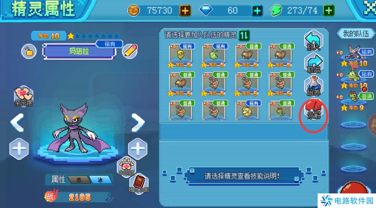 口袋新世代怎么重置精灵?