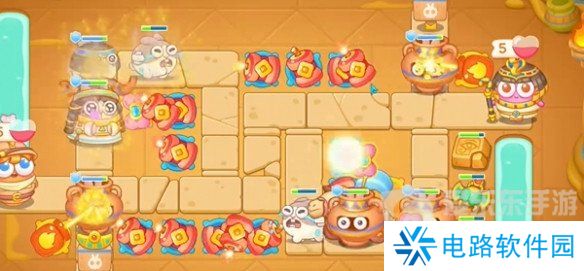 保卫萝卜4法老归来第26关怎么过 法老归来第26关通关布局