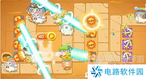 保卫萝卜4法老归来第28关怎么过 法老归来第28关图文通关流程