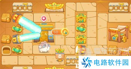 保卫萝卜4法老归来第28关怎么过 法老归来第28关图文通关流程