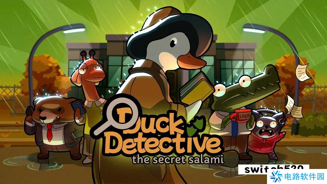 【美版】鸭子侦探:秘密萨拉米 .Duck Detective: The Secret Salami 英语_0