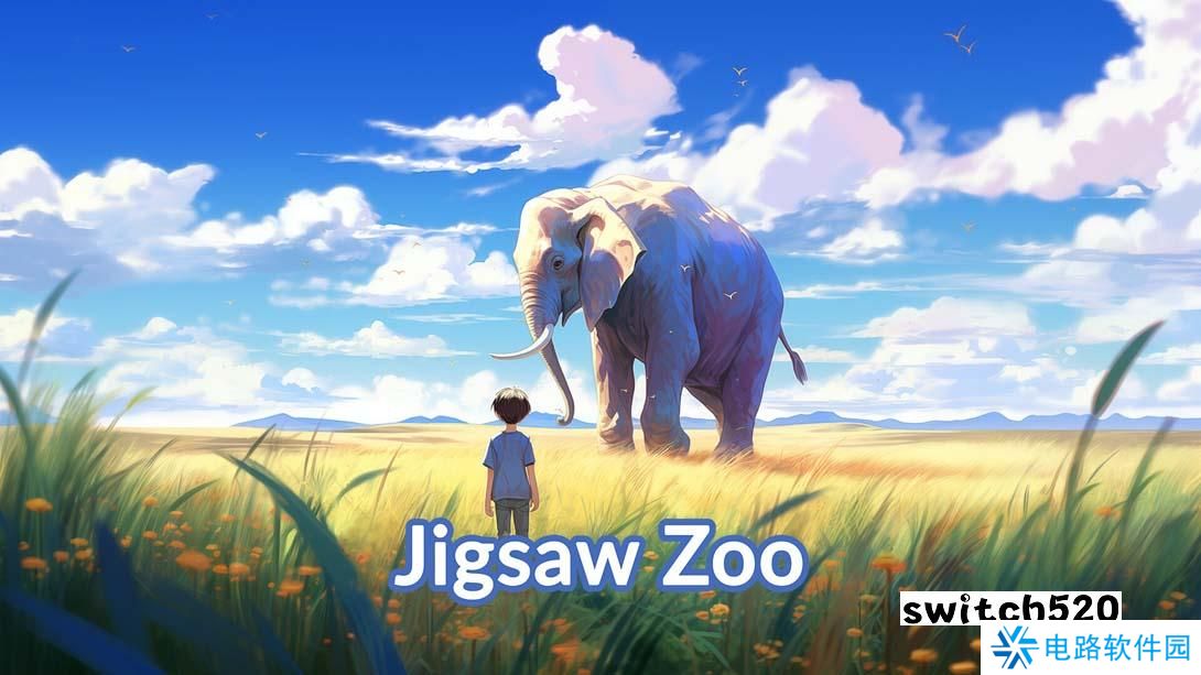 【美版】动物园拼图 .Jigsaw Zoo 英语