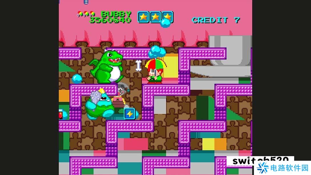 【美版】阳伞星:泡泡的故事3 .Parasol Stars: The Story of Bubble Bobble III 英语_2