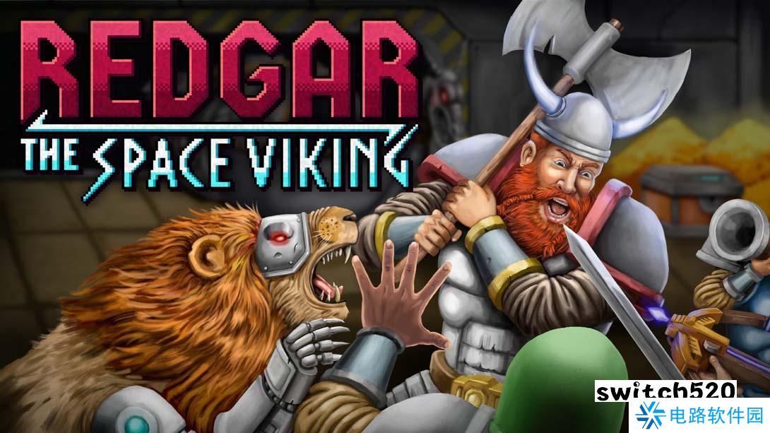 【美版】雷德加尔：太空维京人 .Redgar: The Space Viking 英语_0